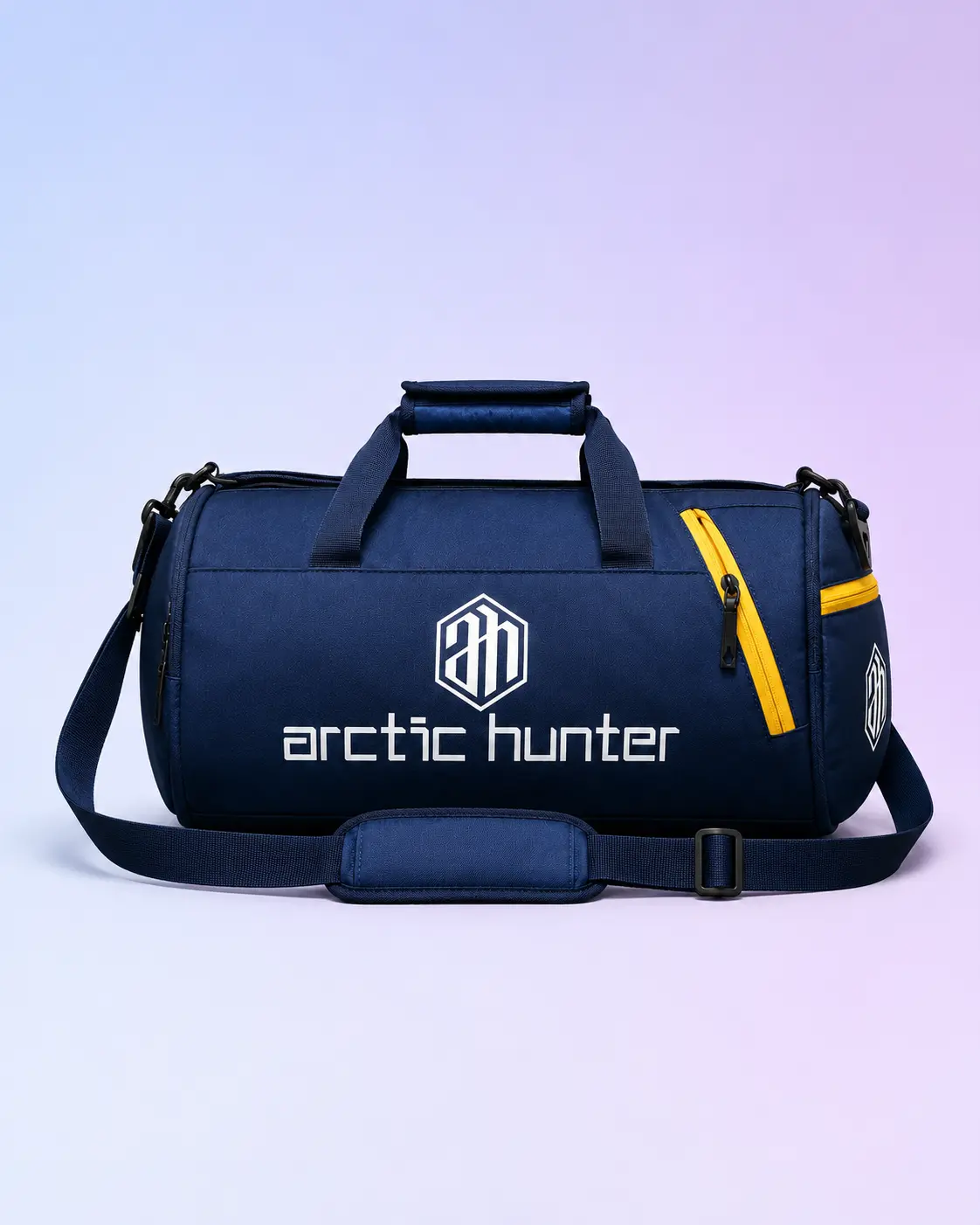 Navy & Yellow Utility Gym Duffel Bag