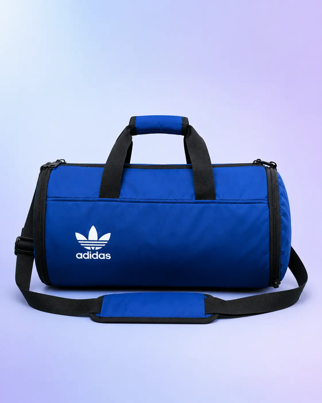 Royal Blue Classic Barrel Gym Bag
